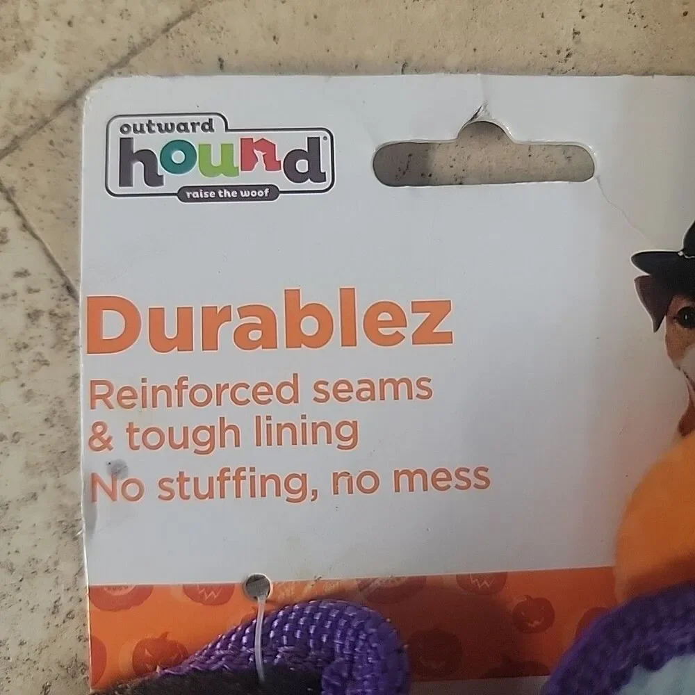 2 Outward Hound Durablez Witches Hat/Magic Potion  Squeaky Toys